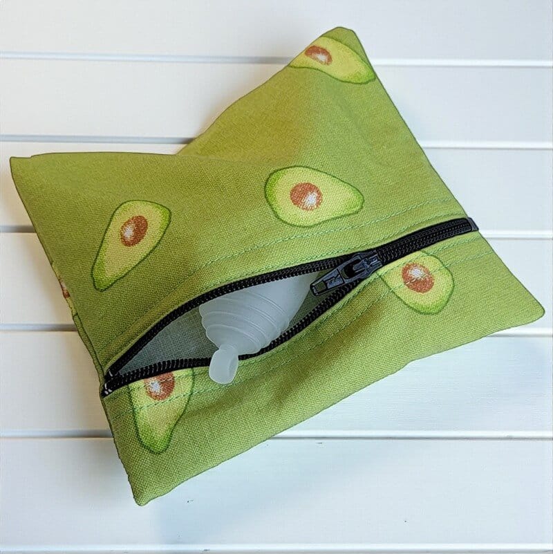 Menstrual Cup Pouch w/Zipper - Nature Themes