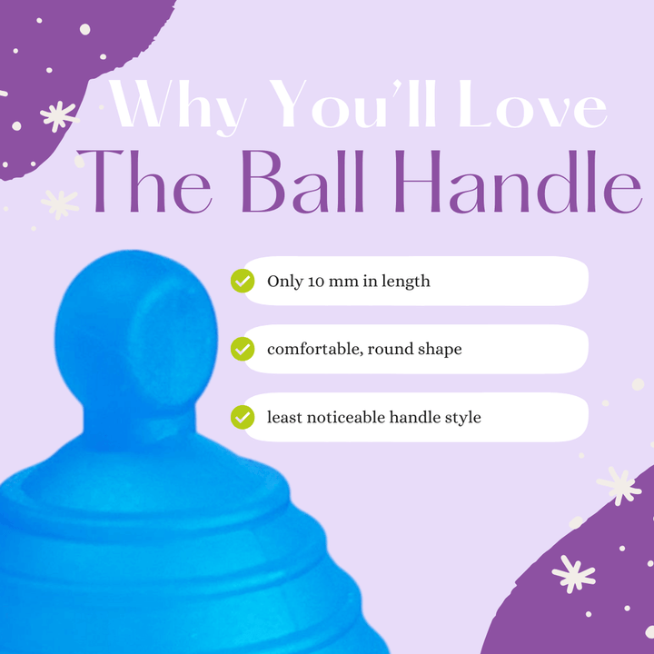 MeLuna Menstrual Cup (USA/FDA version) Ball Handle, Classic
