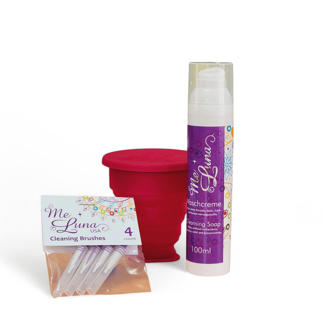 Kit esencial de limpieza de copas menstruales