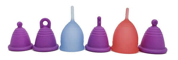Saalt menstrual cups compared side by side with low cervix MeLuna Shorty cups