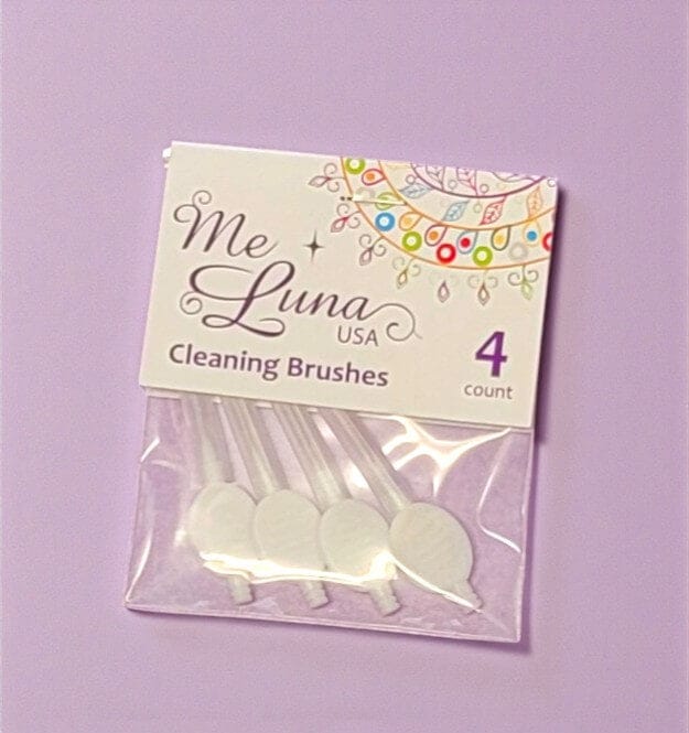 Cepillo limpiador de copas menstruales para orificios de ventilación (pack de 4)