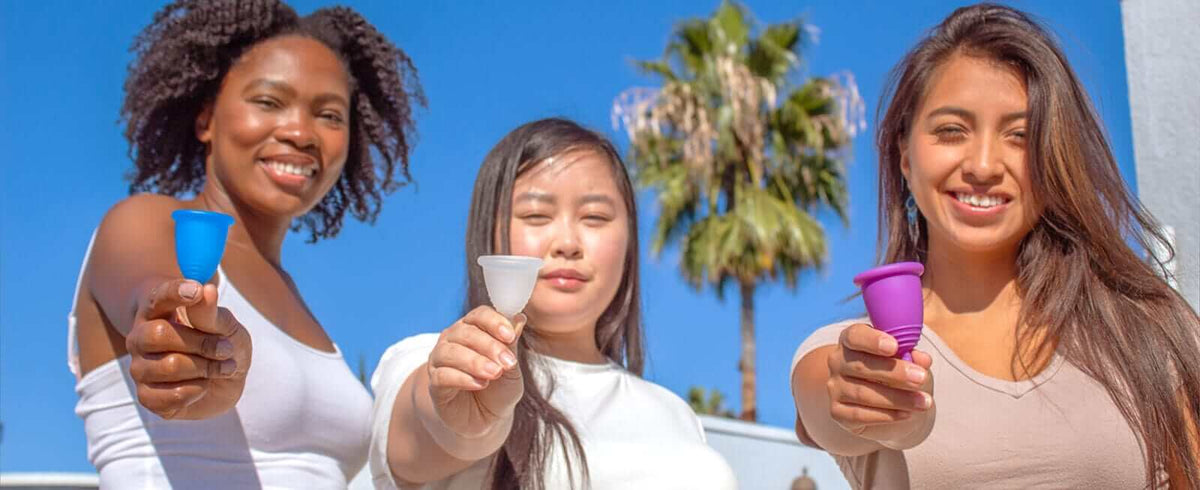 Small group of menstrual cup users - MeLuna