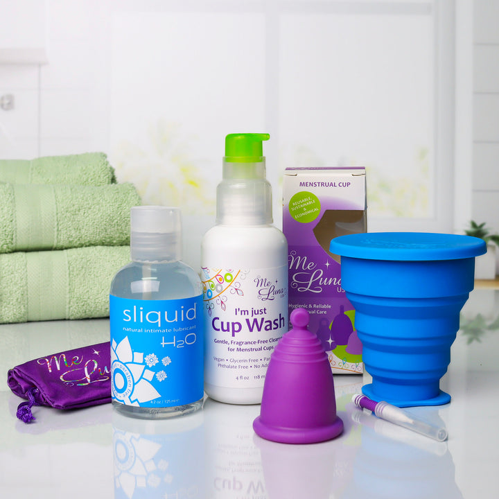 Teen Menstrual Cup Kit | Microwave Sanitizer &amp; Extras
