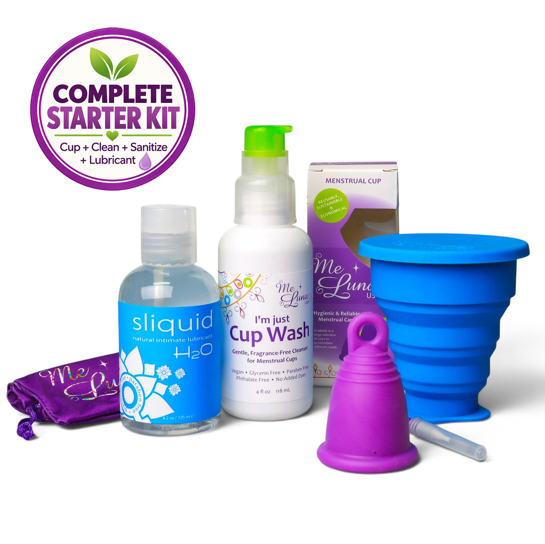Teen Menstrual Cup Kit | Microwave Sanitizer &amp; Extras