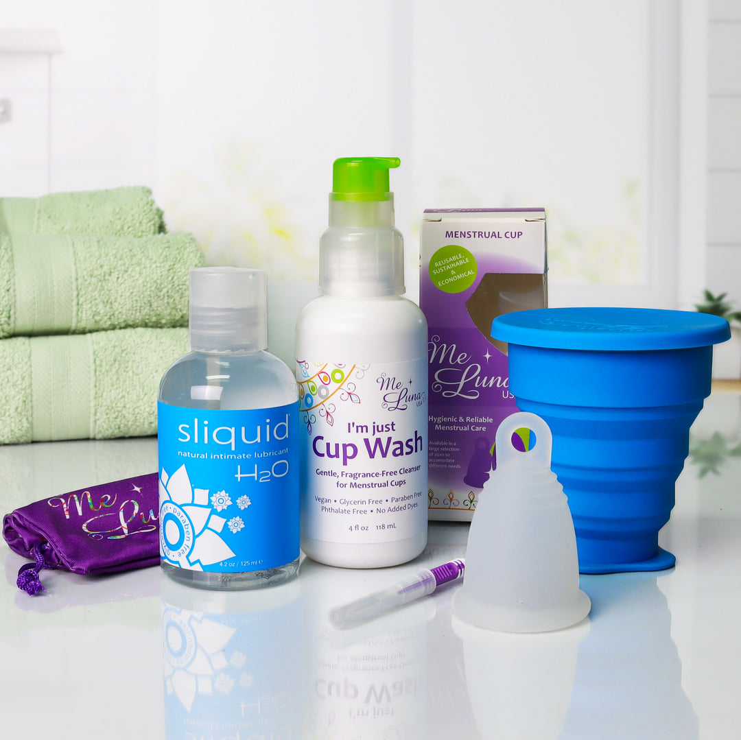 Teen Menstrual Cup Kit | Microwave Sanitizer &amp; Extras