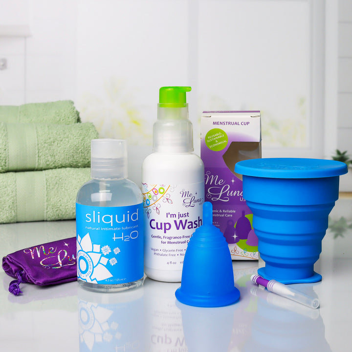 Teen Menstrual Cup Kit | Microwave Sanitizer &amp; Extras