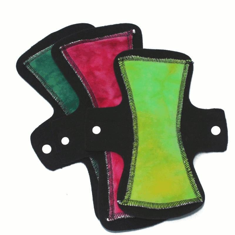 Domino Pads Variety Pack Domino Cloth Pads- Petite- "NORTHERN LIGHTS" HD Bamboo 