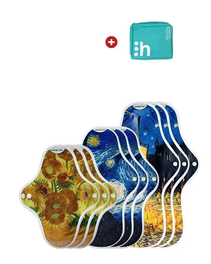 Imse Vimse The Brand hannah Cloth Pad Set- Van Gogh