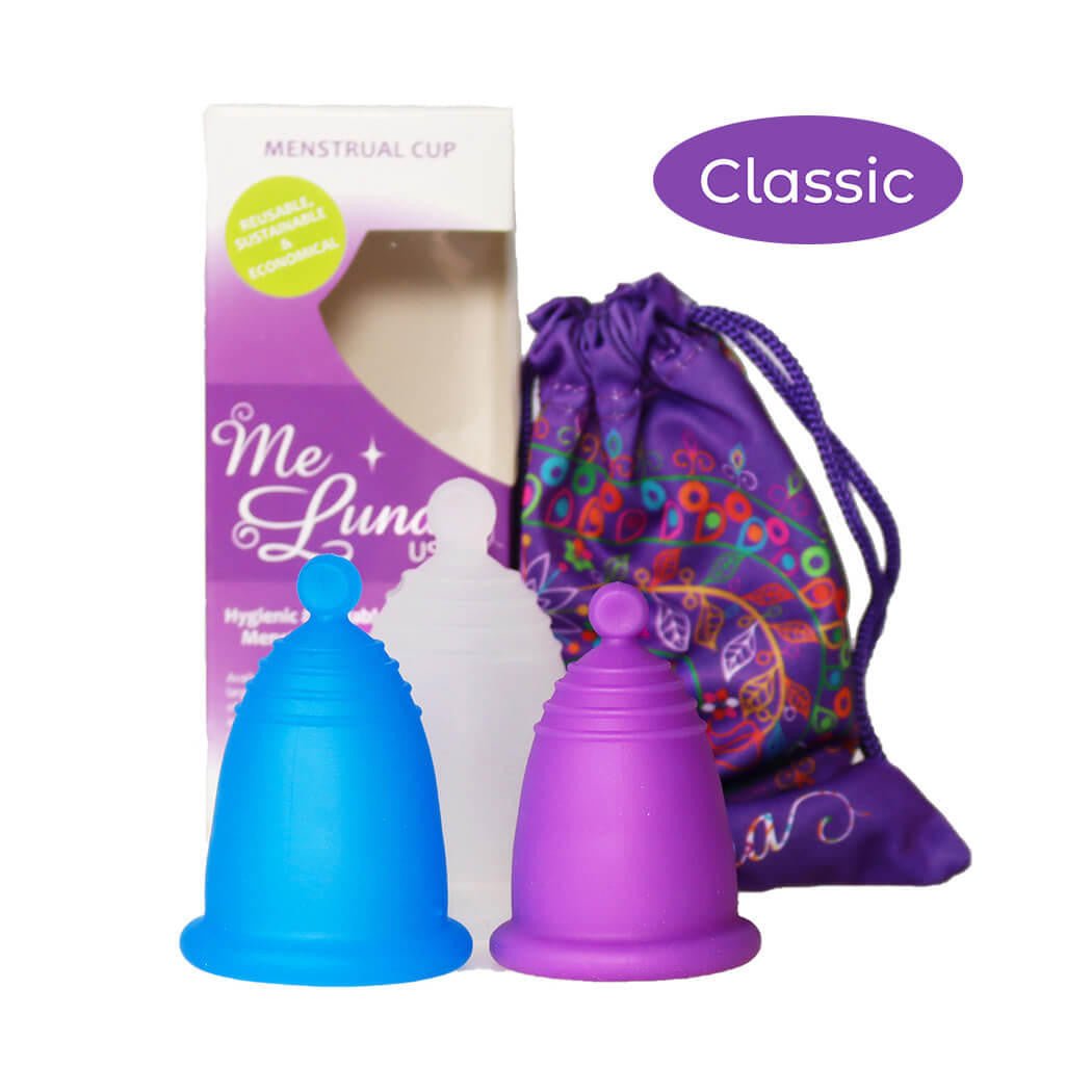 Copa menstrual MeLuna (versión EE. UU./FDA) Mango de bola, clásica