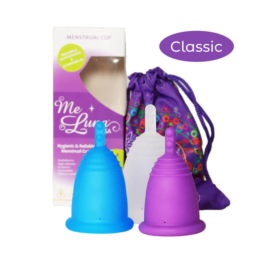  MeLuna Menstrual Cup (USA/FDA version), Stem Handle, Classic  